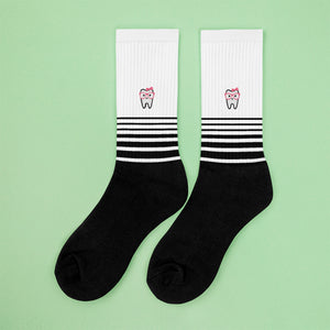 Dental Tooth Socks Girls - Dentist, Assistants, Hygienists