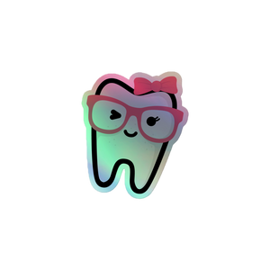 Dental Tooth Holographic stickers - Dentists, Assistants, Hygienists, Gifts