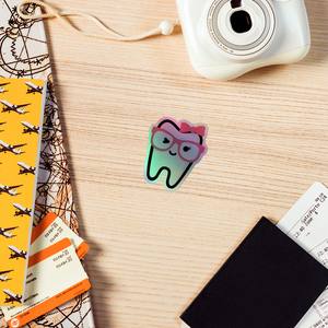 Dental Tooth Holographic stickers - Dentists, Assistants, Hygienists, Gifts