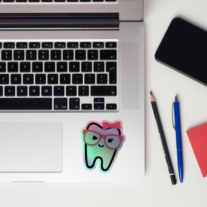 Dental Tooth Holographic stickers - Dentists, Assistants, Hygienists, Gifts