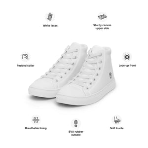 Dental Men’s high top canvas shoes - Dentists, Assistants, Hygienists