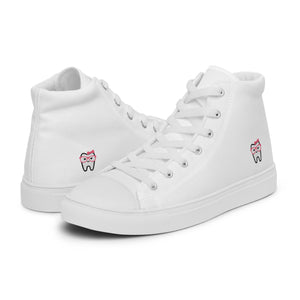 Dental Women’s high top canvas shoes - Dentist, Assistants, Hygienists
