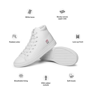 Dental Women’s high top canvas shoes - Dentist, Assistants, Hygienists