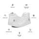 Dental Women’s high top canvas shoes - Dentist, Assistants, Hygienists