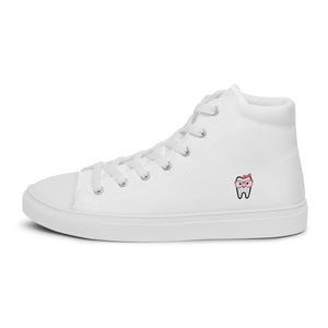 Dental Women’s high top canvas shoes - Dentist, Assistants, Hygienists